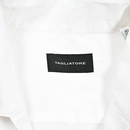【10%OFFクーポン】TAGLIATORE コットン100% スキッパーカラーカプリシャツ(七分袖) / ZANTE｜GUARDAROBA MILANO OFFICIAL STORE