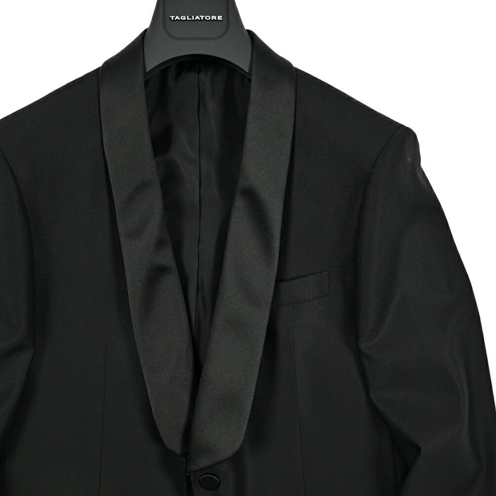【10%OFFクーポン】TAGLIATORE ストレッチウール 1Bシングルタキシードジャケット / KFBRMARLY｜GUARDAROBA MILANO OFFICIAL STORE