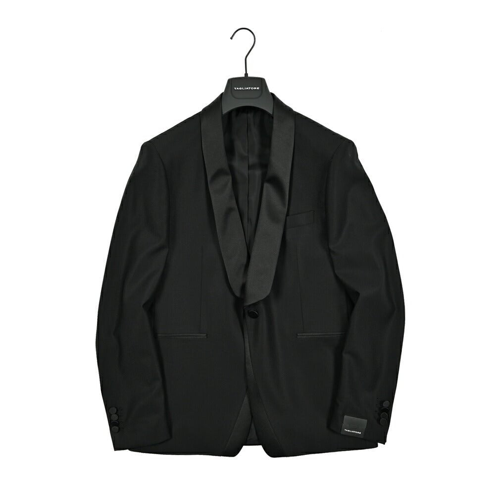 【10%OFFクーポン】TAGLIATORE ストレッチウール 1Bシングルタキシードジャケット / KFBRMARLY｜GUARDAROBA MILANO OFFICIAL STORE