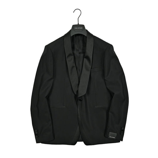 25SS TAGLIATORE ストレッチウール 1Bシングルタキシードジャケット / KFBRMARLY｜416240｜GUARDAROBA MILANO OFFICIAL STORE