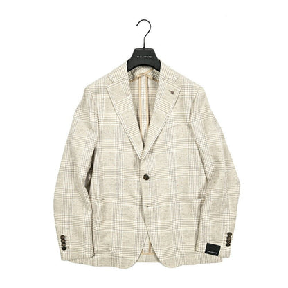 【10%OFFクーポン】TAGLIATORE コットンリネンシルク 2Bシングルテーラードジャケット / 1SMD22K｜GUARDAROBA MILANO OFFICIAL STORE