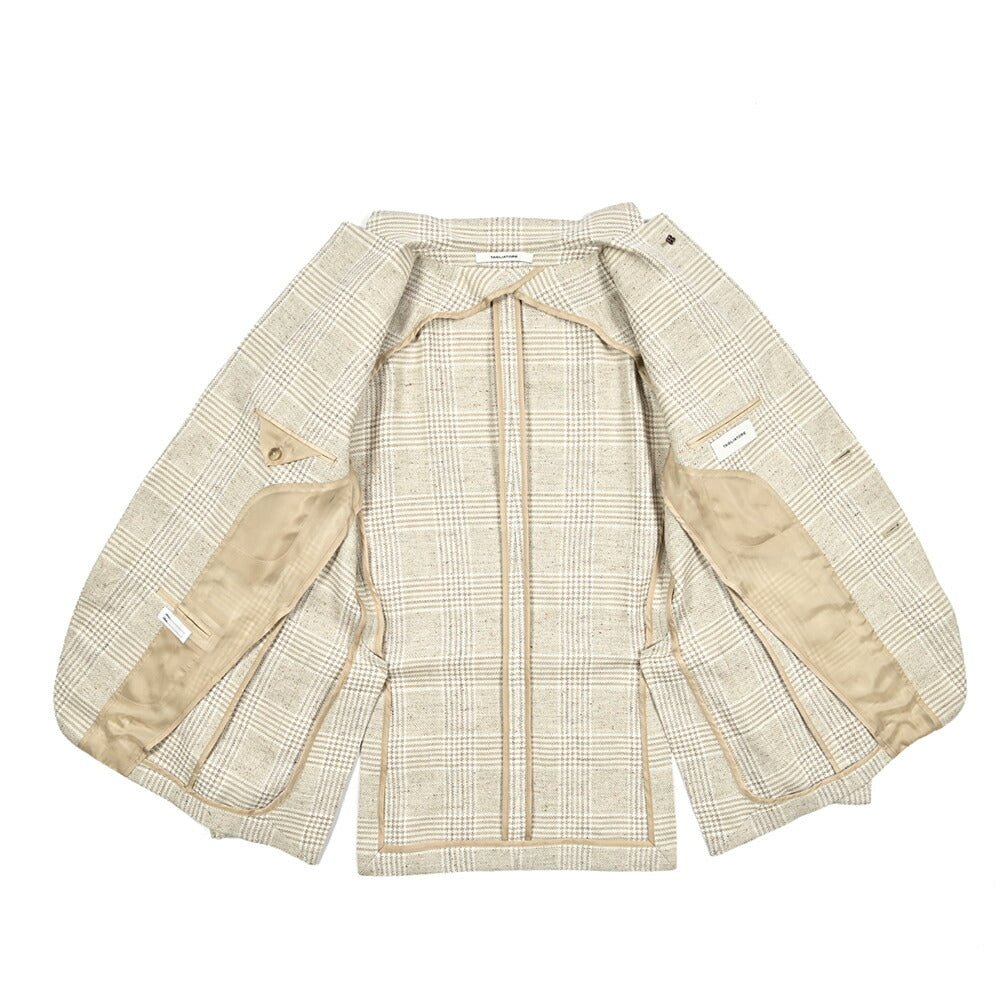 【10%OFFクーポン】TAGLIATORE コットンリネンシルク 2Bシングルテーラードジャケット / 1SMD22K｜GUARDAROBA MILANO OFFICIAL STORE