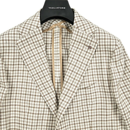 【10%OFFクーポン】TAGLIATORE リネンコットン 2Bシングルテーラードジャケット / 1SMD22K / Exclusive Garment｜GUARDAROBA MILANO OFFICIAL STORE