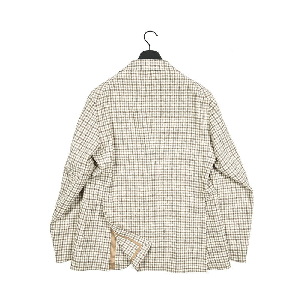 【10%OFFクーポン】TAGLIATORE リネンコットン 2Bシングルテーラードジャケット / 1SMD22K / Exclusive Garment｜GUARDAROBA MILANO OFFICIAL STORE