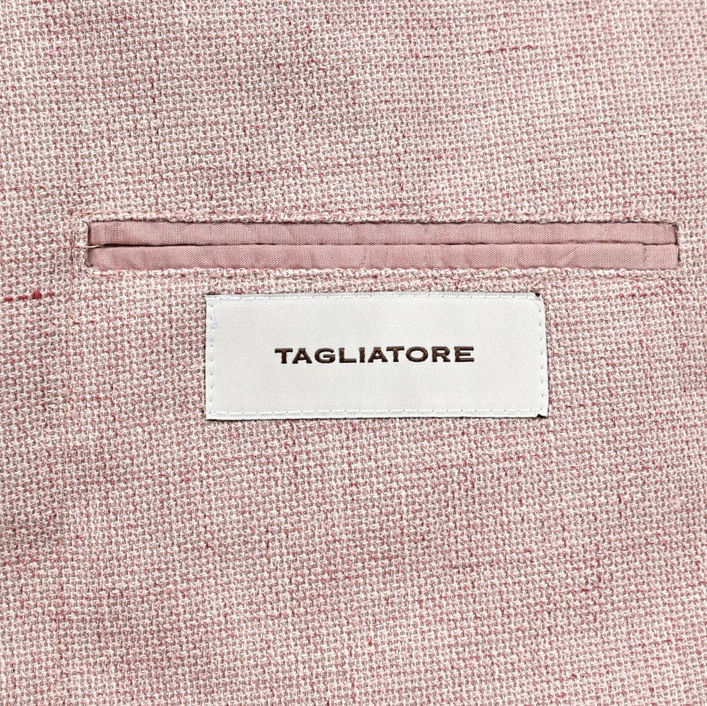 【10%OFFクーポン】TAGLIATORE リネンコットン 2Bシングルテーラードジャケット / 1SMD26K｜GUARDAROBA MILANO OFFICIAL STORE