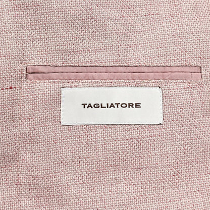 【10%OFFクーポン】TAGLIATORE リネンコットン 2Bシングルテーラードジャケット / 1SMD26K｜GUARDAROBA MILANO OFFICIAL STORE