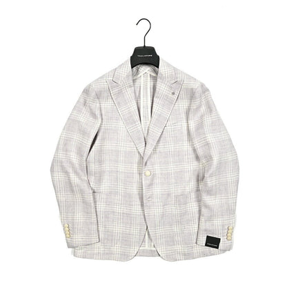【10%OFFクーポン】TAGLIATORE リネンウール 2Bシングルテーラードジャケット / 1SMS26K｜GUARDAROBA MILANO OFFICIAL STORE