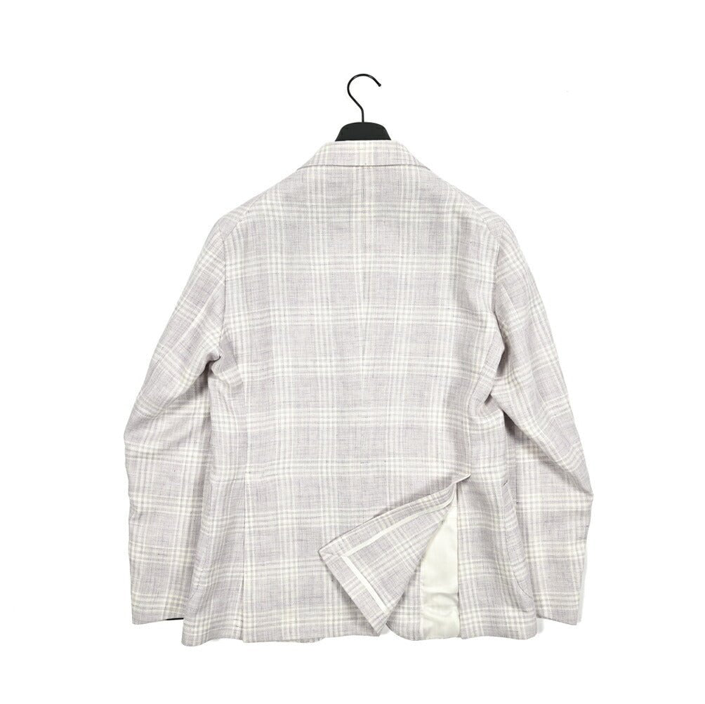 【10%OFFクーポン】TAGLIATORE リネンウール 2Bシングルテーラードジャケット / 1SMS26K｜GUARDAROBA MILANO OFFICIAL STORE