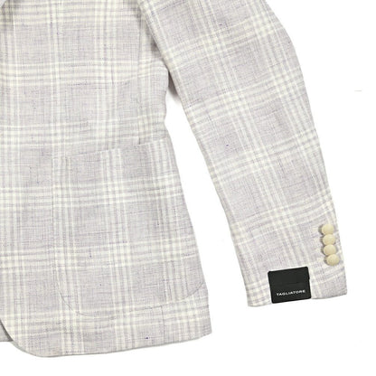 【10%OFFクーポン】TAGLIATORE リネンウール 2Bシングルテーラードジャケット / 1SMS26K｜GUARDAROBA MILANO OFFICIAL STORE