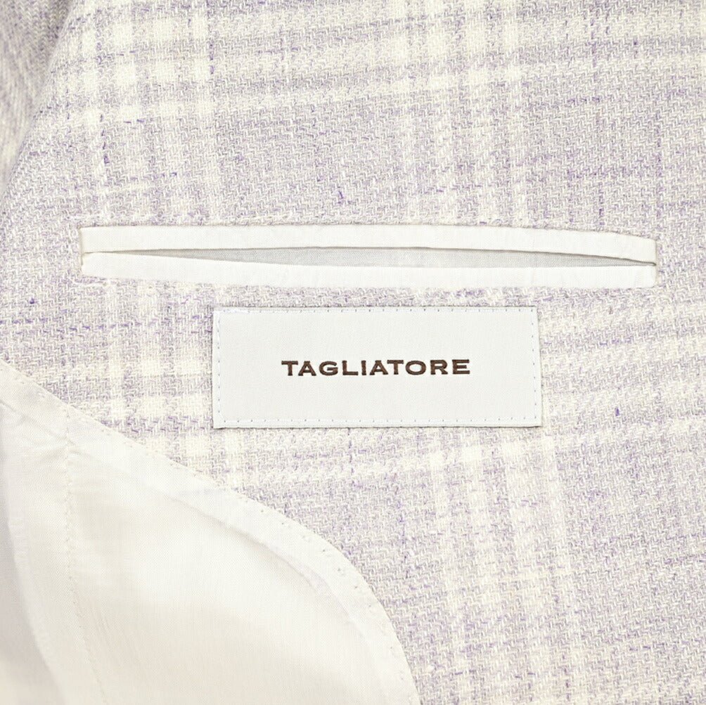 【10%OFFクーポン】TAGLIATORE リネンウール 2Bシングルテーラードジャケット / 1SMS26K｜GUARDAROBA MILANO OFFICIAL STORE
