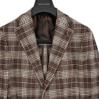 【10%OFFクーポン】TAGLIATORE ウールシルクコットン 2Bシングルテーラードジャケット / 1SVS22K｜GUARDAROBA MILANO OFFICIAL STORE