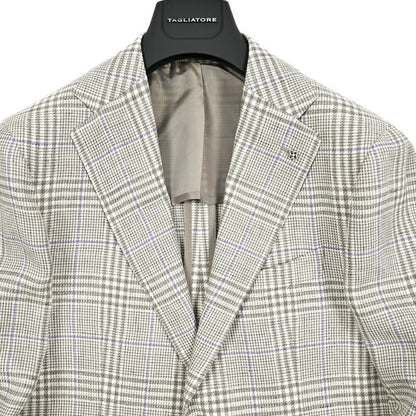 【10%OFFクーポン】TAGLIATORE リネンウール 2Bシングルテーラードジャケット / 1SVS22K｜GUARDAROBA MILANO OFFICIAL STORE