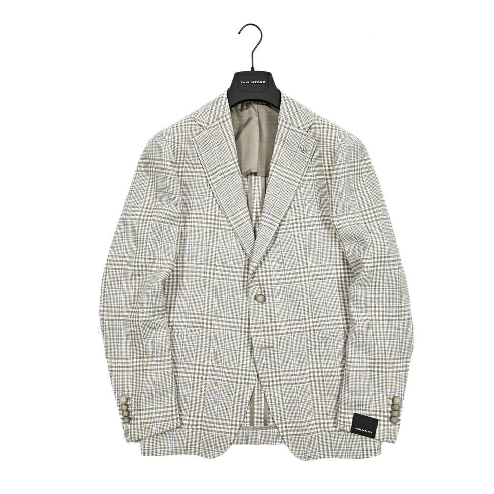 【10%OFFクーポン】TAGLIATORE リネンウール 2Bシングルテーラードジャケット / 1SVS22K｜GUARDAROBA MILANO OFFICIAL STORE