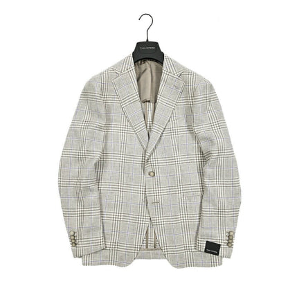 【10%OFFクーポン】TAGLIATORE リネンウール 2Bシングルテーラードジャケット / 1SVS22K｜GUARDAROBA MILANO OFFICIAL STORE