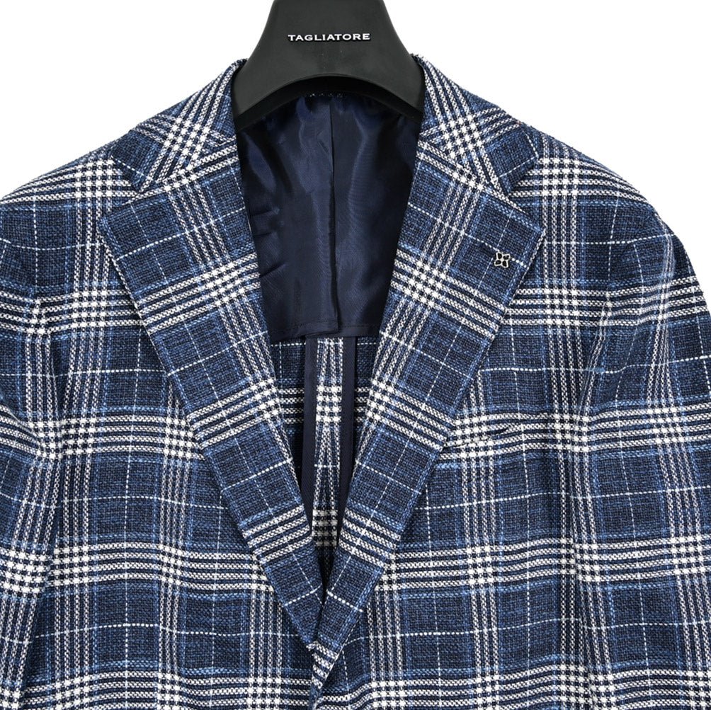 【10%OFFクーポン】TAGLIATORE ウールシルクコットン 2Bシングルテーラードジャケット / 1SVS22K / Exclusive Garment｜GUARDAROBA MILANO OFFICIAL STORE