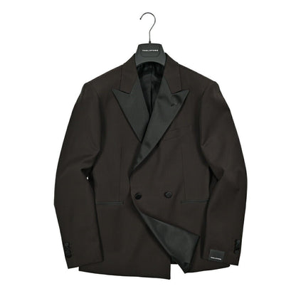 【10%OFFクーポン】TAGLIATORE ストレッチウール 2Bダブルタキシードジャケット / KFBRMARLY｜GUARDAROBA MILANO OFFICIAL STORE