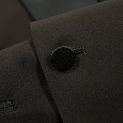 【10%OFFクーポン】TAGLIATORE ストレッチウール 2Bダブルタキシードジャケット / KFBRMARLY｜GUARDAROBA MILANO OFFICIAL STORE