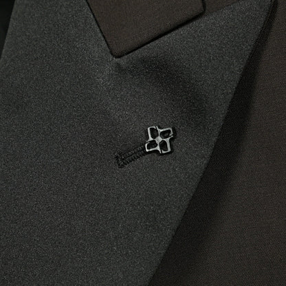 【10%OFFクーポン】TAGLIATORE ストレッチウール 2Bダブルタキシードジャケット / KFBRMARLY｜GUARDAROBA MILANO OFFICIAL STORE