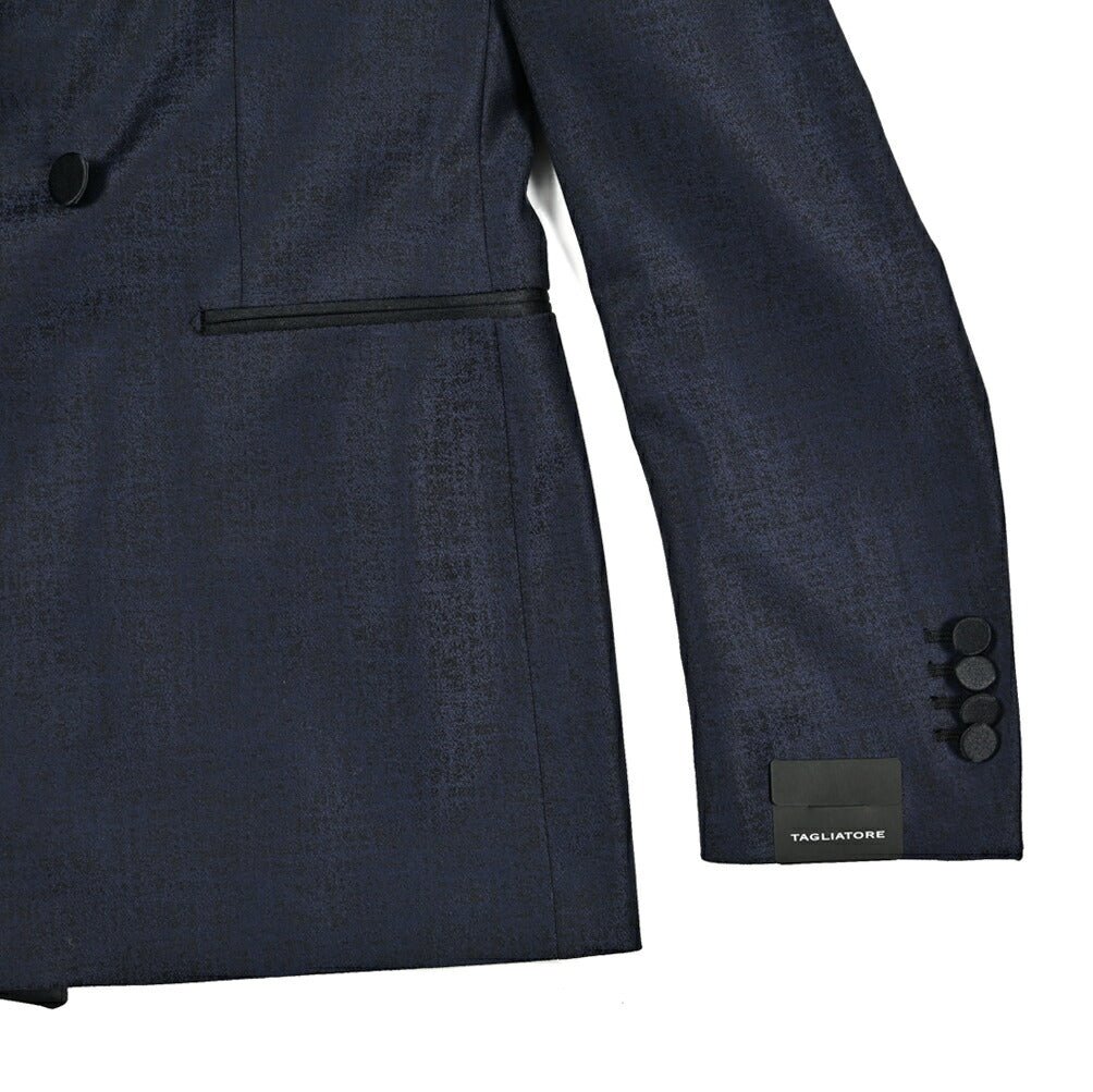 【10%OFFクーポン】TAGLIATORE ストレッチウール 2Bダブルタキシードジャケット / KFBRMARQUISE｜GUARDAROBA MILANO OFFICIAL STORE