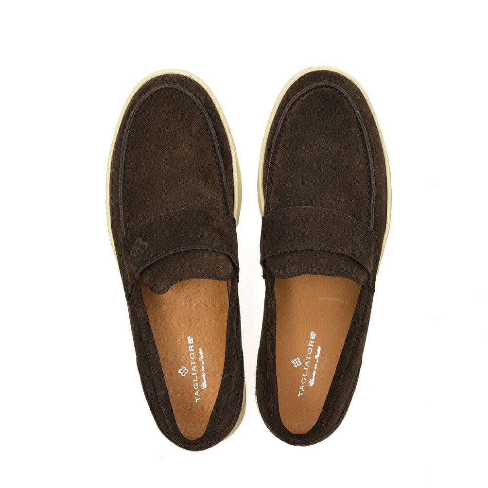【10%OFFクーポン】TAGLIATORE スエードレザー ローファー｜GUARDAROBA MILANO OFFICIAL STORE