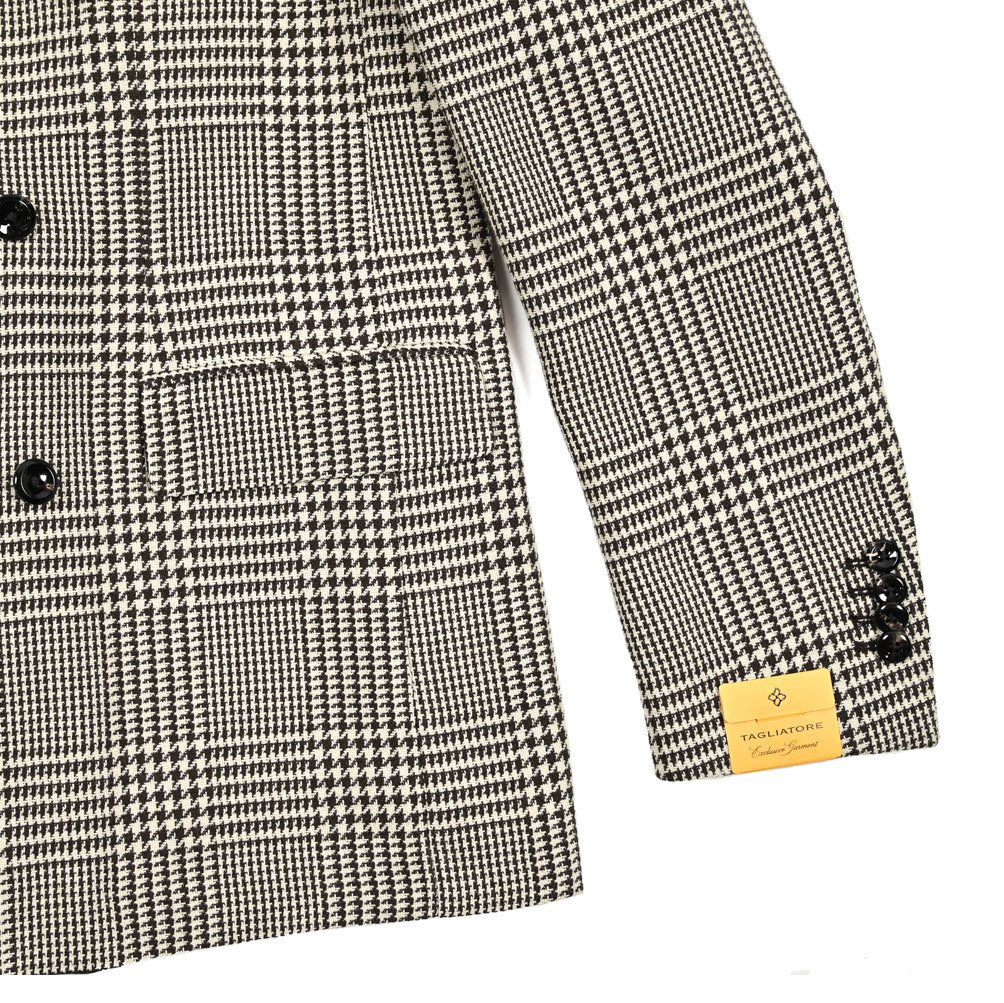 【10%OFFクーポン】TAGLIATORE コットンリネン 6Bダブルテーラードジャケット / 1SNY1B / Exclusive Garment｜GUARDAROBA MILANO OFFICIAL STORE