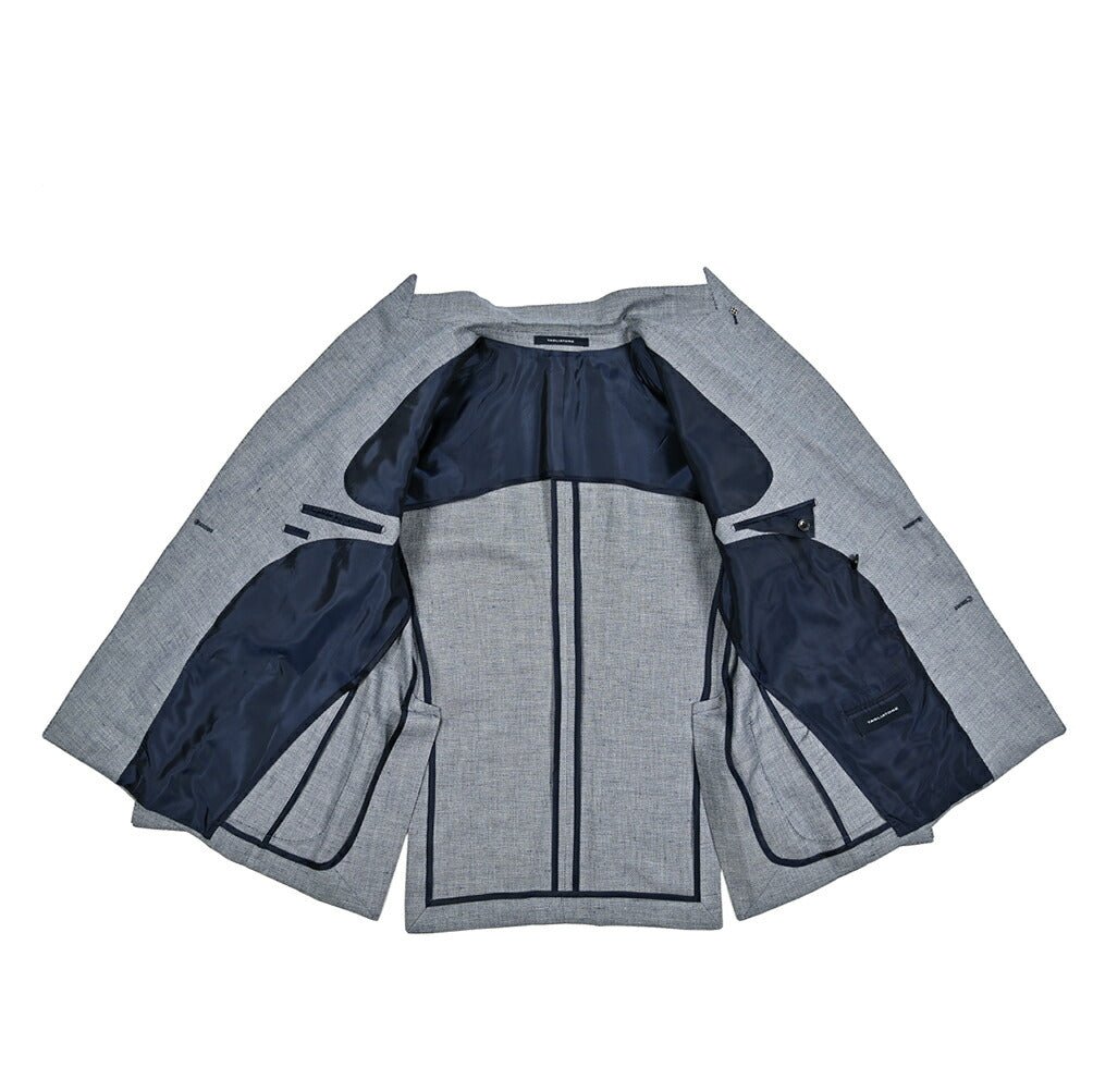 【10%OFFクーポン】TAGLIATORE リネンコットン 6Bダブルテーラードジャケット / 1SVS20K｜GUARDAROBA MILANO OFFICIAL STORE