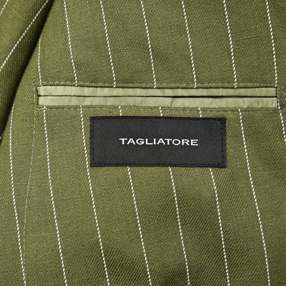 【10%OFFクーポン】TAGLIATORE リネン 6Bダブルテーラードスーツ / 2SNY10BNT｜GUARDAROBA MILANO OFFICIAL STORE