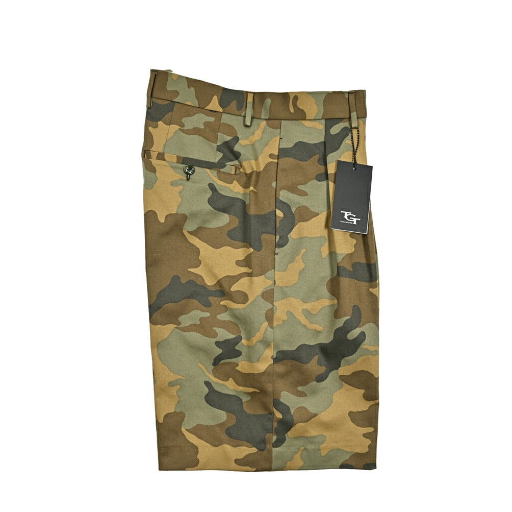 【10%OFFクーポン】TAGLIATORE コットンポリウレタン ツータックチノショーツ(ハーフパンツ) / B - CABANA｜GUARDAROBA MILANO OFFICIAL STORE