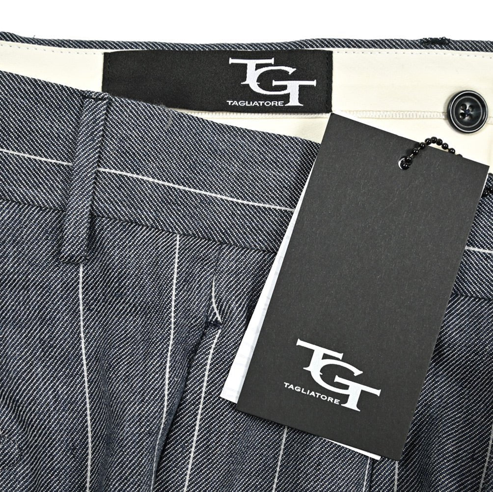 【10%OFFクーポン】TAGLIATORE ストレッチリネンコットン ツータックバミューダショーツ(ハーフパンツ) / B - CABANA｜GUARDAROBA MILANO OFFICIAL STORE