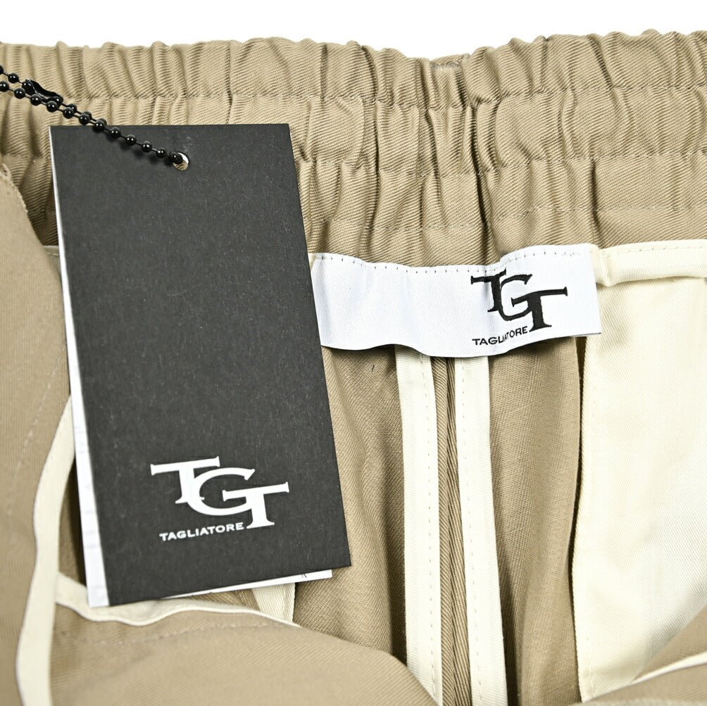 【10%OFFクーポン】TAGLIATORE ストレッチコットン ワンタックチノショーツ(ハーフパンツ) / B - DONNY｜GUARDAROBA MILANO OFFICIAL STORE