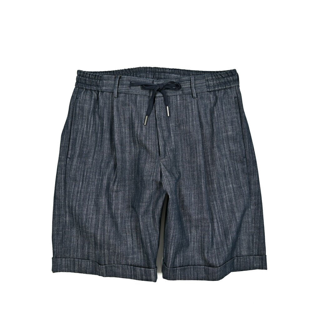 【10%OFFクーポン】TAGLIATORE コットンポリエステル ワンタックデニムショーツ(ハーフパンツ) / B - DONNY｜GUARDAROBA MILANO OFFICIAL STORE