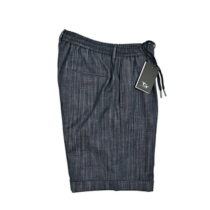 【10%OFFクーポン】TAGLIATORE コットンポリエステル ワンタックデニムショーツ(ハーフパンツ) / B - DONNY｜GUARDAROBA MILANO OFFICIAL STORE