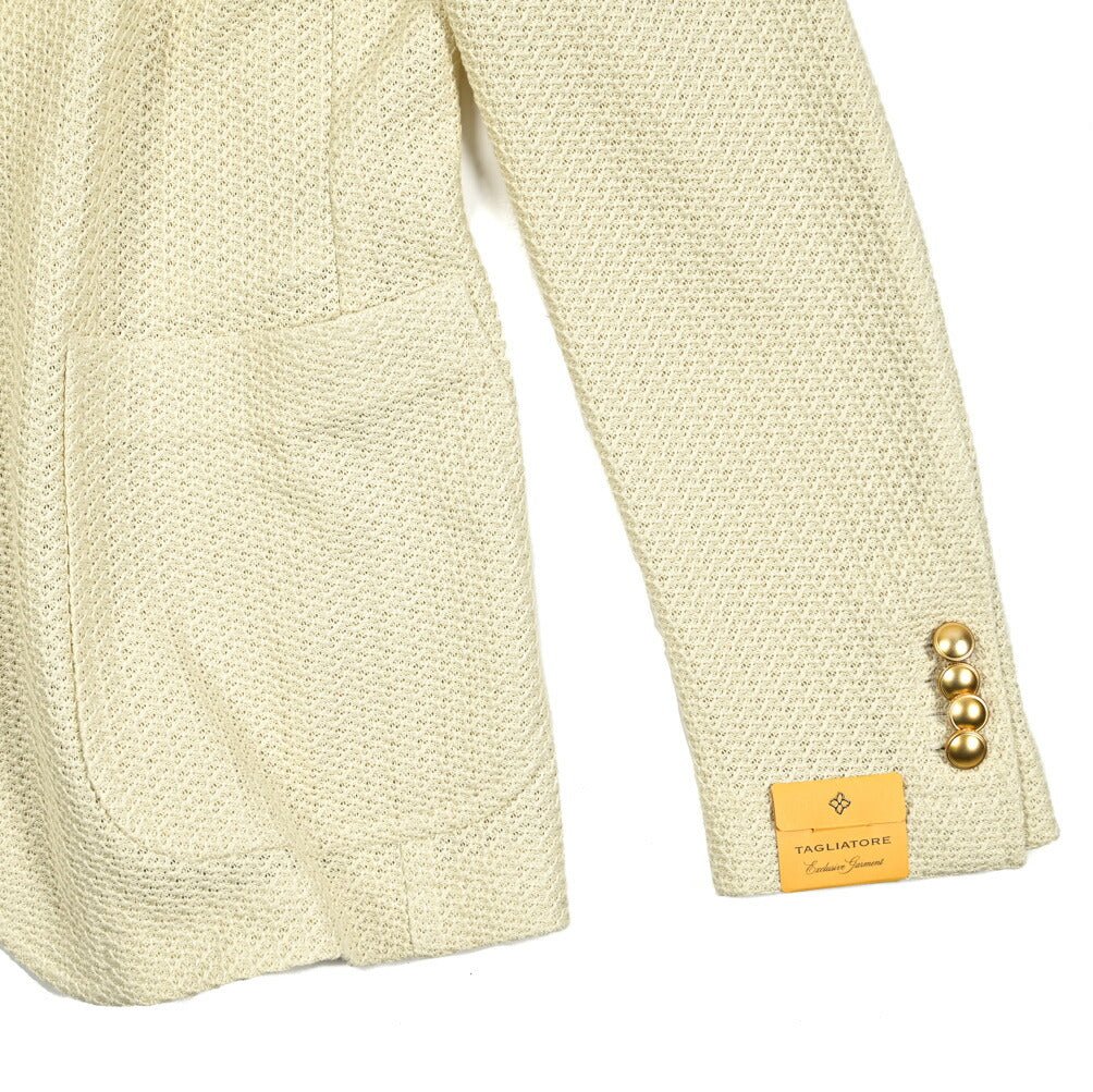【10%OFFクーポン】TAGLIATORE DAKAR コットン100% 2Bシングルテーラードジャケット / G - DAKAR22K / Exclusive Garment｜GUARDAROBA MILANO OFFICIAL STORE
