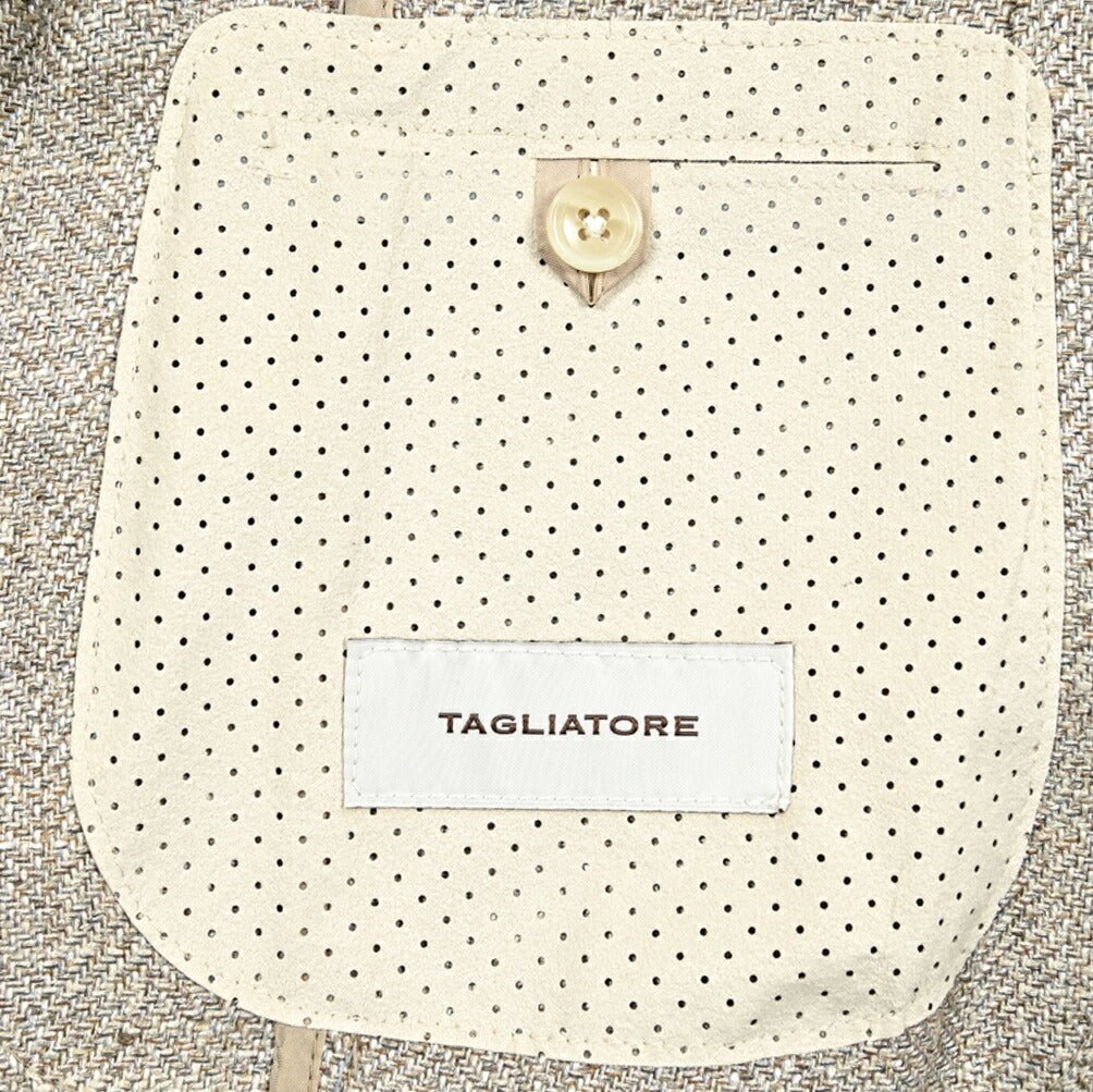【10%OFFクーポン】TAGLIATORE DAKAR ビスコースリネンポリエステル 2Bシングルテーラードジャケット / G - DAKAR22K｜GUARDAROBA MILANO OFFICIAL STORE