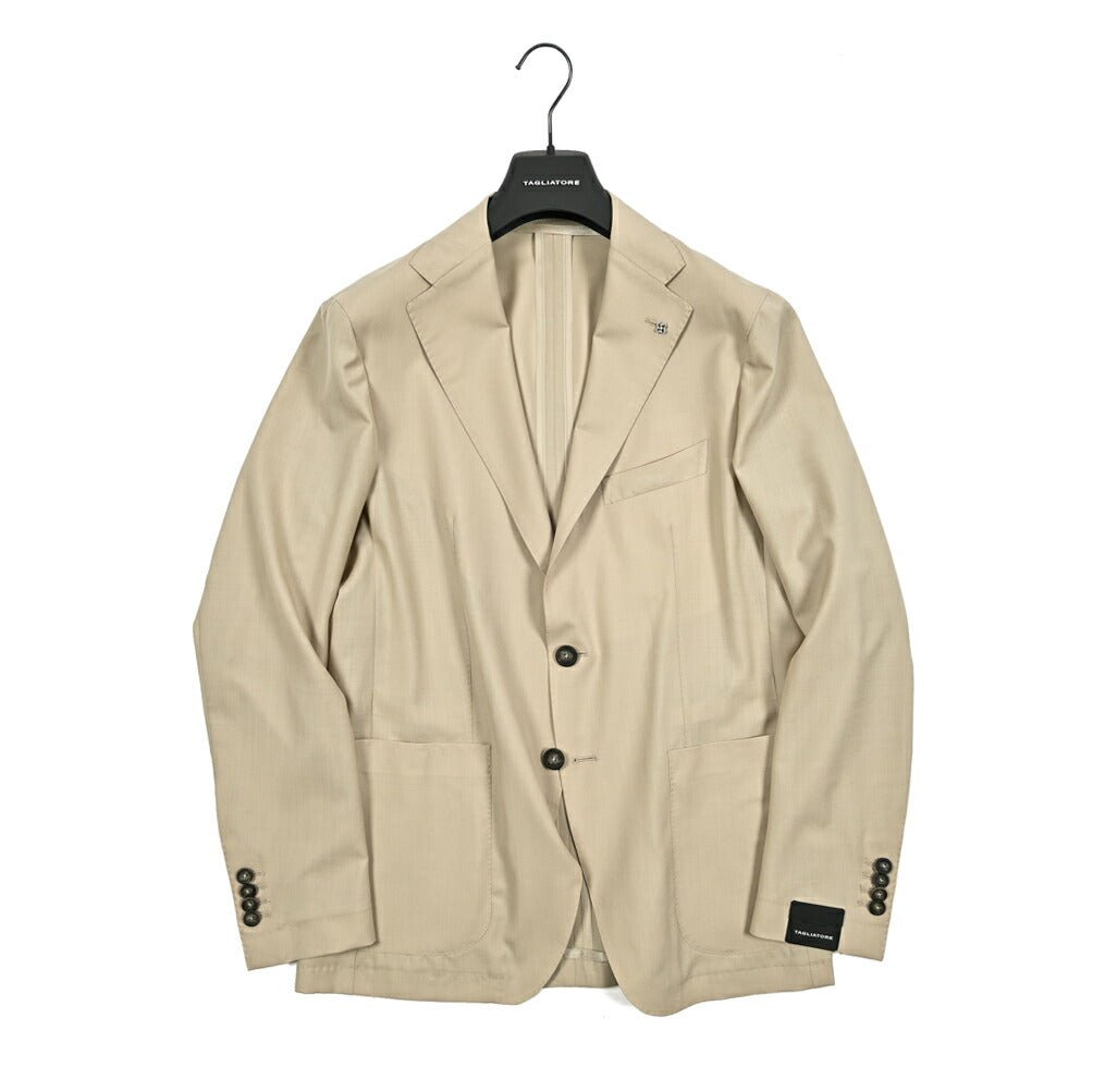 【10%OFFクーポン】TAGLIATORE DAKAR ヴァージンウールシルク 2Bシングルウルトラライトジャケット / G - DAKAR22K｜GUARDAROBA MILANO OFFICIAL STORE