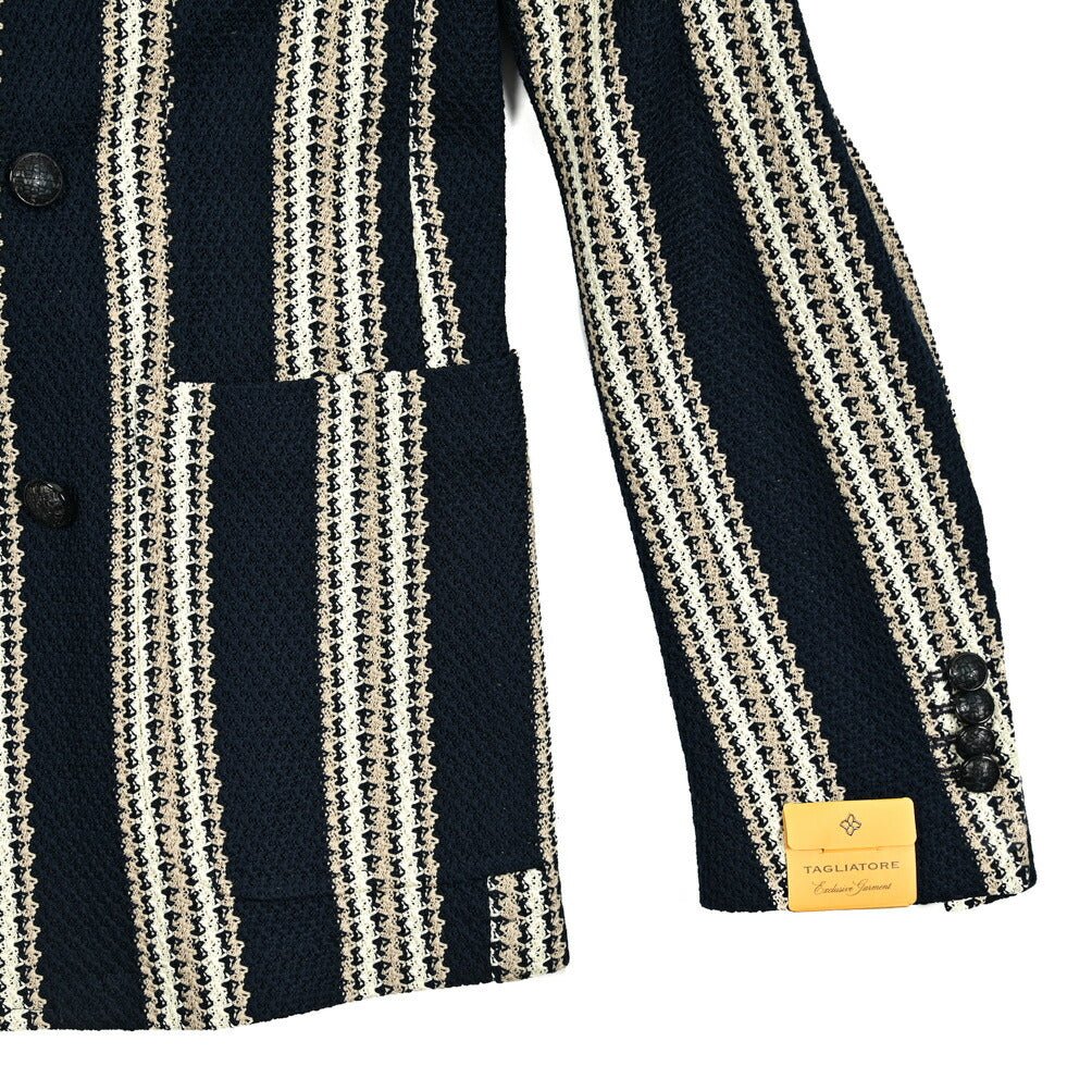 【10%OFFクーポン】TAGLIATORE DARREL コットン100% 6Bダブル テーラードジャケット / G - DARREL20KJ / Exclusive Garment｜GUARDAROBA MILANO OFFICIAL STORE