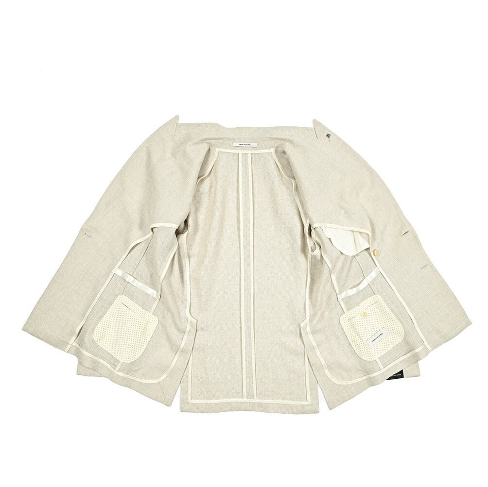 【10%OFFクーポン】TAGLIATORE DARREL ウールリネン 6Bダブルテーラードジャケット / G - DARREL20K｜GUARDAROBA MILANO OFFICIAL STORE