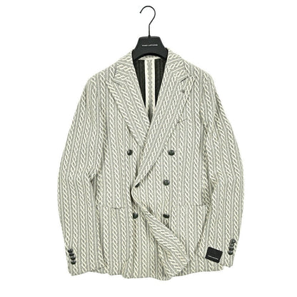 【10%OFFクーポン】TAGLIATORE DARREL ケーブル編みコットン 6Bダブルテーラードジャケット / G - DARREL20K｜GUARDAROBA MILANO OFFICIAL STORE