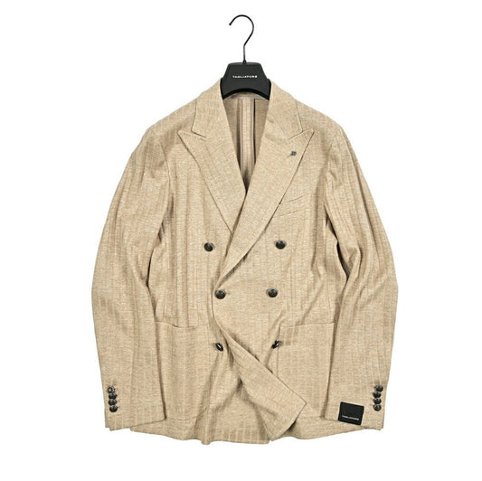 【10%OFFクーポン】TAGLIATORE DARREL リネンコットン 6Bダブルテーラードジャケット / G - DARREL20KJ｜GUARDAROBA MILANO OFFICIAL STORE