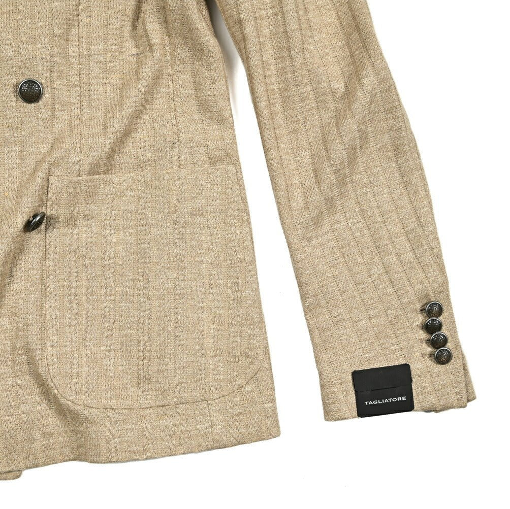 【10%OFFクーポン】TAGLIATORE DARREL リネンコットン 6Bダブルテーラードジャケット / G - DARREL20KJ｜GUARDAROBA MILANO OFFICIAL STORE