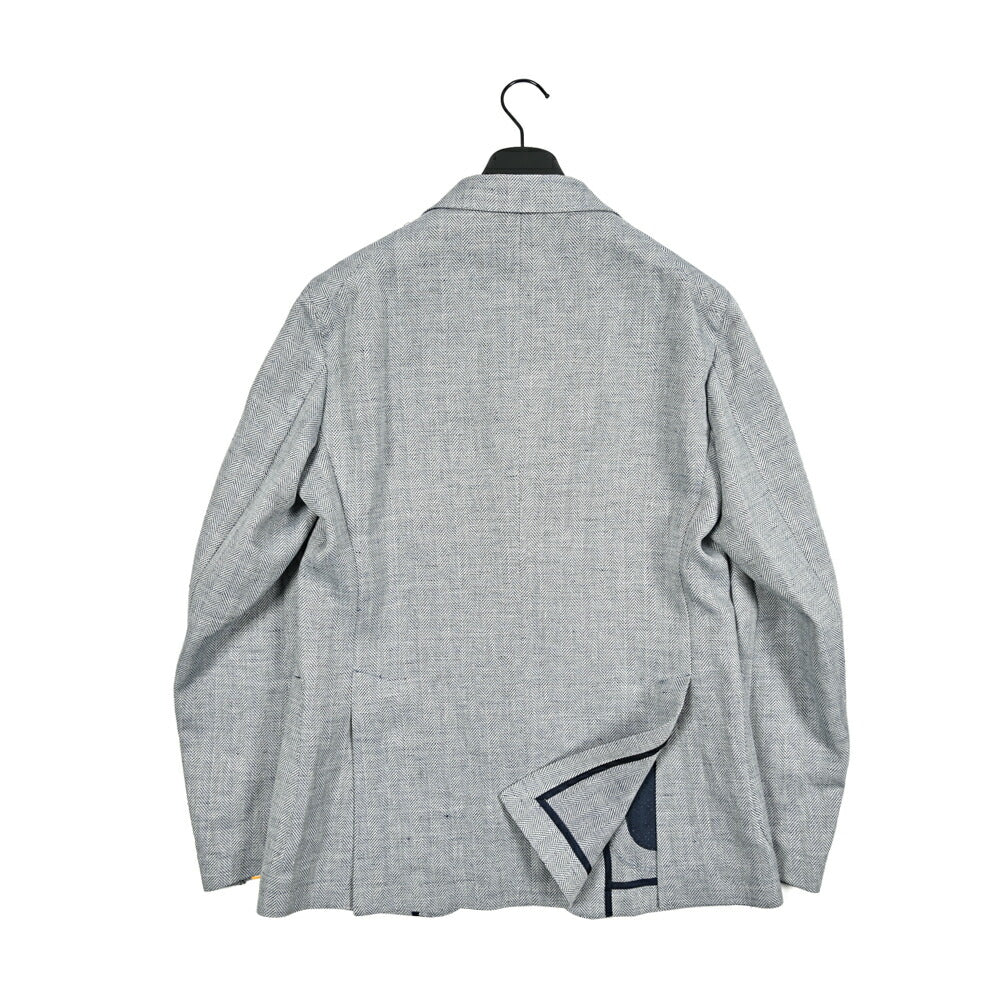 【10%OFFクーポン】TAGLIATORE DERRICK リネンコットン 2Bシングルテーラードジャケット / G - DERRICK26K｜GUARDAROBA MILANO OFFICIAL STORE
