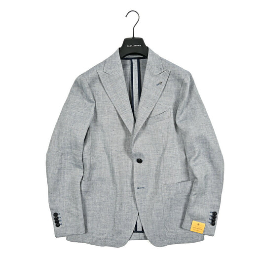 【10%OFFクーポン】TAGLIATORE DERRICK リネンコットン 2Bシングルテーラードジャケット / G - DERRICK26K｜GUARDAROBA MILANO OFFICIAL STORE
