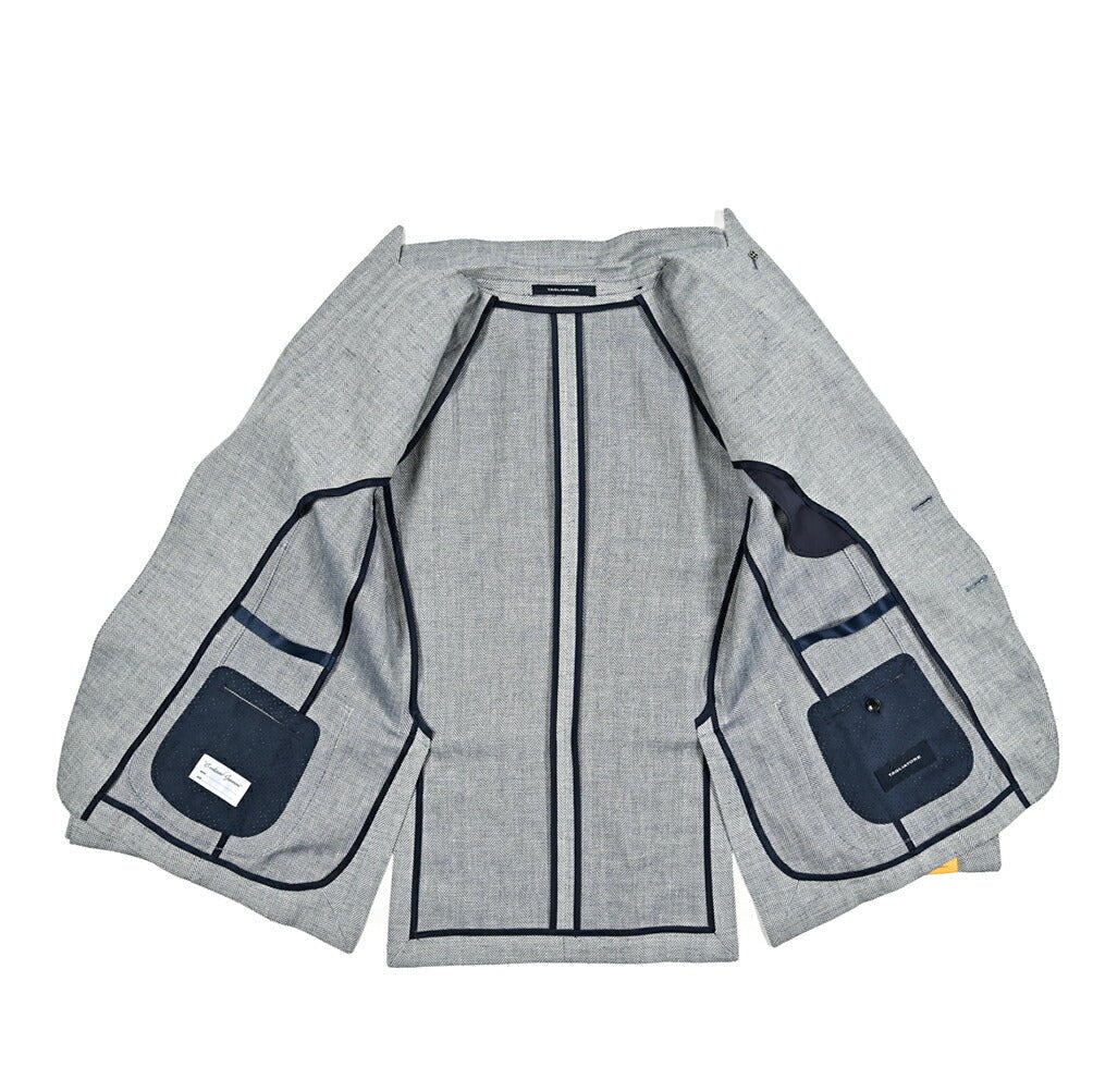 【10%OFFクーポン】TAGLIATORE DERRICK リネンコットン 2Bシングルテーラードジャケット / G - DERRICK26K｜GUARDAROBA MILANO OFFICIAL STORE