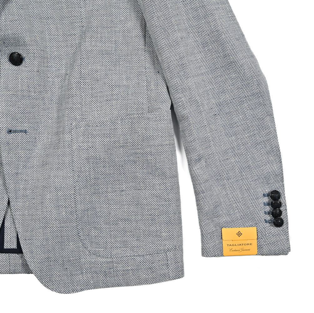 【10%OFFクーポン】TAGLIATORE DERRICK リネンコットン 2Bシングルテーラードジャケット / G - DERRICK26K｜GUARDAROBA MILANO OFFICIAL STORE