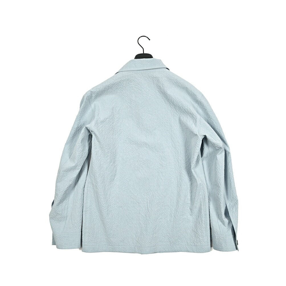【10%OFFクーポン】TAGLIATORE ストレッチコットンシアサッカー オープンカラーサファリシャツ / G - TEMPEST｜GUARDAROBA MILANO OFFICIAL STORE