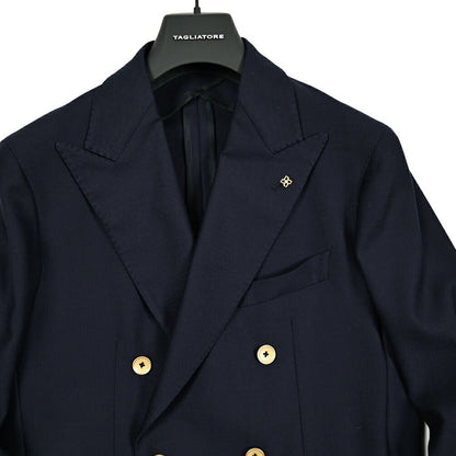 【10%OFFクーポン】TAGLIATORE MONTECARLO ヴァージンウール100% 6Bダブルテーラードジャケット / 1SMC20K｜GUARDAROBA MILANO OFFICIAL STORE