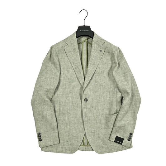 【10%OFFクーポン】TAGLIATORE MONTECARLO リネンウール 2Bシングルテーラードジャケット / 1SMC22K｜GUARDAROBA MILANO OFFICIAL STORE