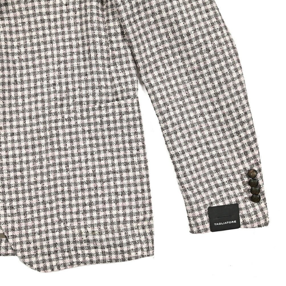 【10%OFFクーポン】TAGLIATORE MONTECARLO リネンコットン 2Bシングルテーラードジャケット / 1SMC22K｜GUARDAROBA MILANO OFFICIAL STORE