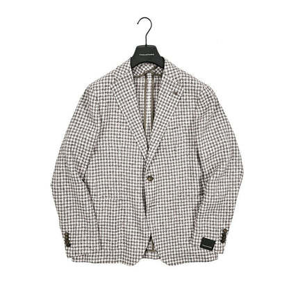 【10%OFFクーポン】TAGLIATORE MONTECARLO リネンコットン 2Bシングルテーラードジャケット / 1SMC22K｜GUARDAROBA MILANO OFFICIAL STORE