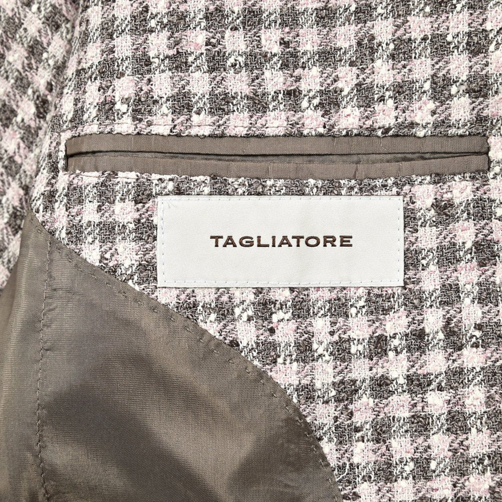 【10%OFFクーポン】TAGLIATORE MONTECARLO リネンコットン 2Bシングルテーラードジャケット / 1SMC22K｜GUARDAROBA MILANO OFFICIAL STORE